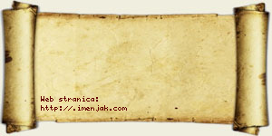 Mileva Raković vizit kartica